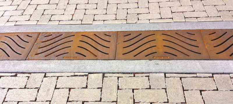 Decorative Pavement Trench Grate