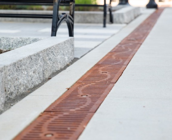 Decorative Sidewalk Trench Grate